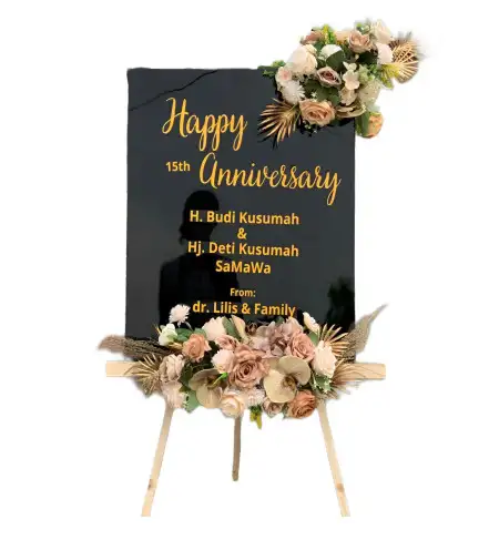 Papan Bunga Akrilik Tabir Barat