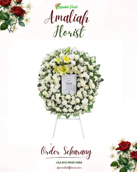 Krans Bunga Duka Tabir Barat